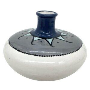 Studio Art Pottery Vase Southwestern Geometric Design